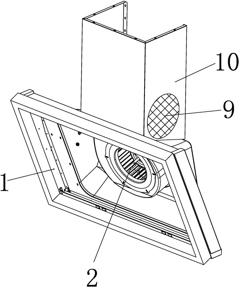 Range hood with auxiliary air inlet function