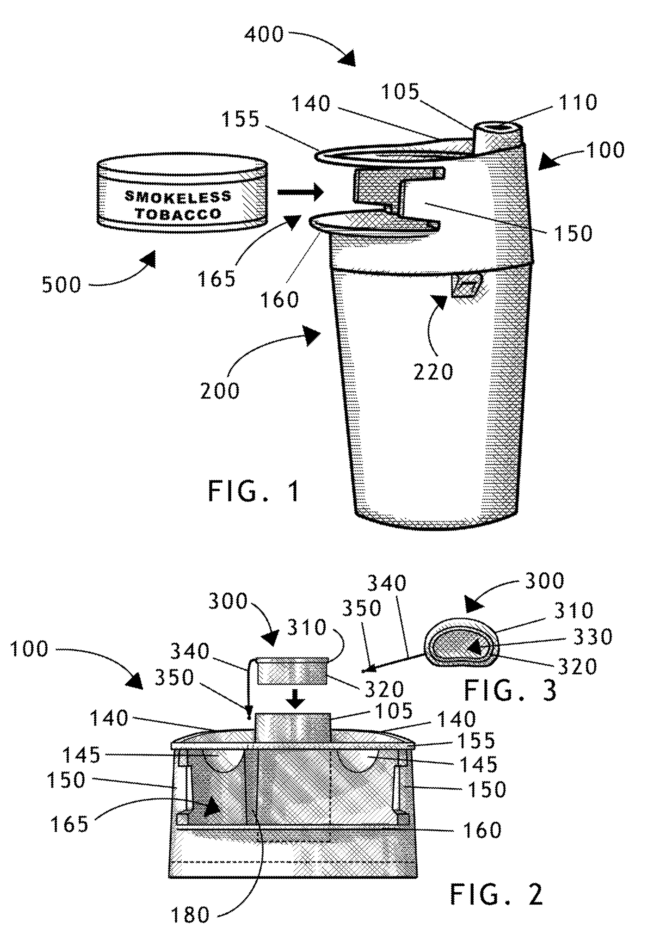 Systems and methods for smokeless tobacco storage and use