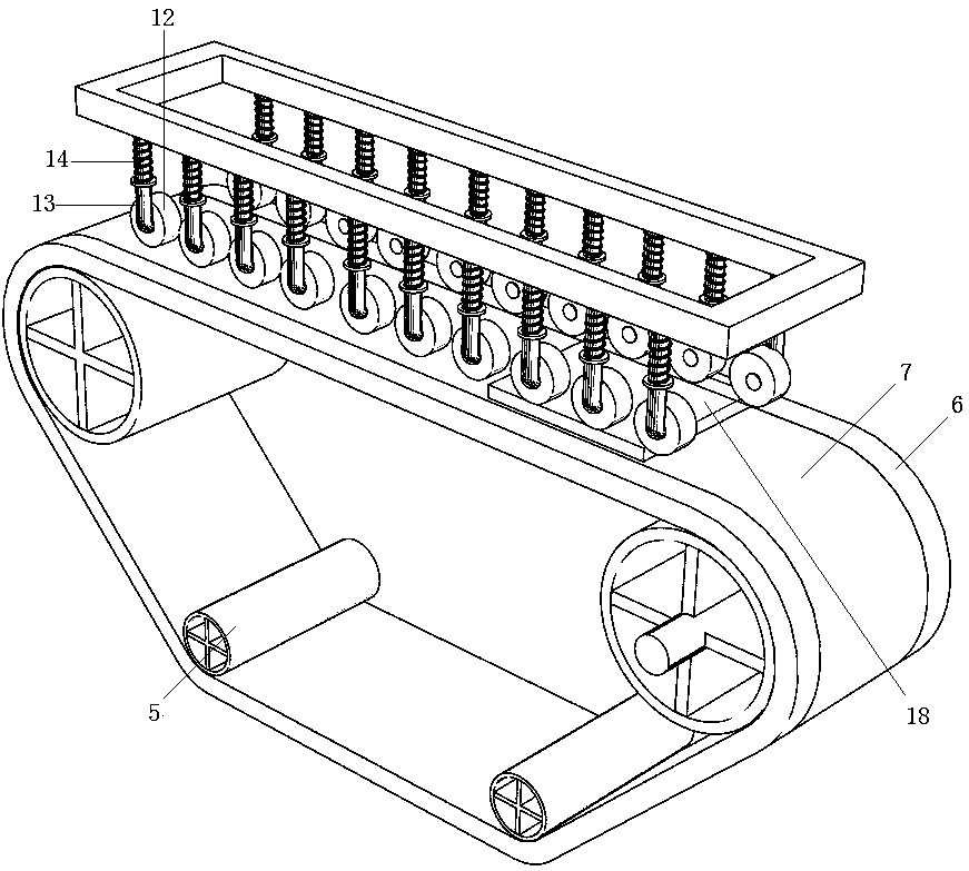 Cooling device for glass sheet production line