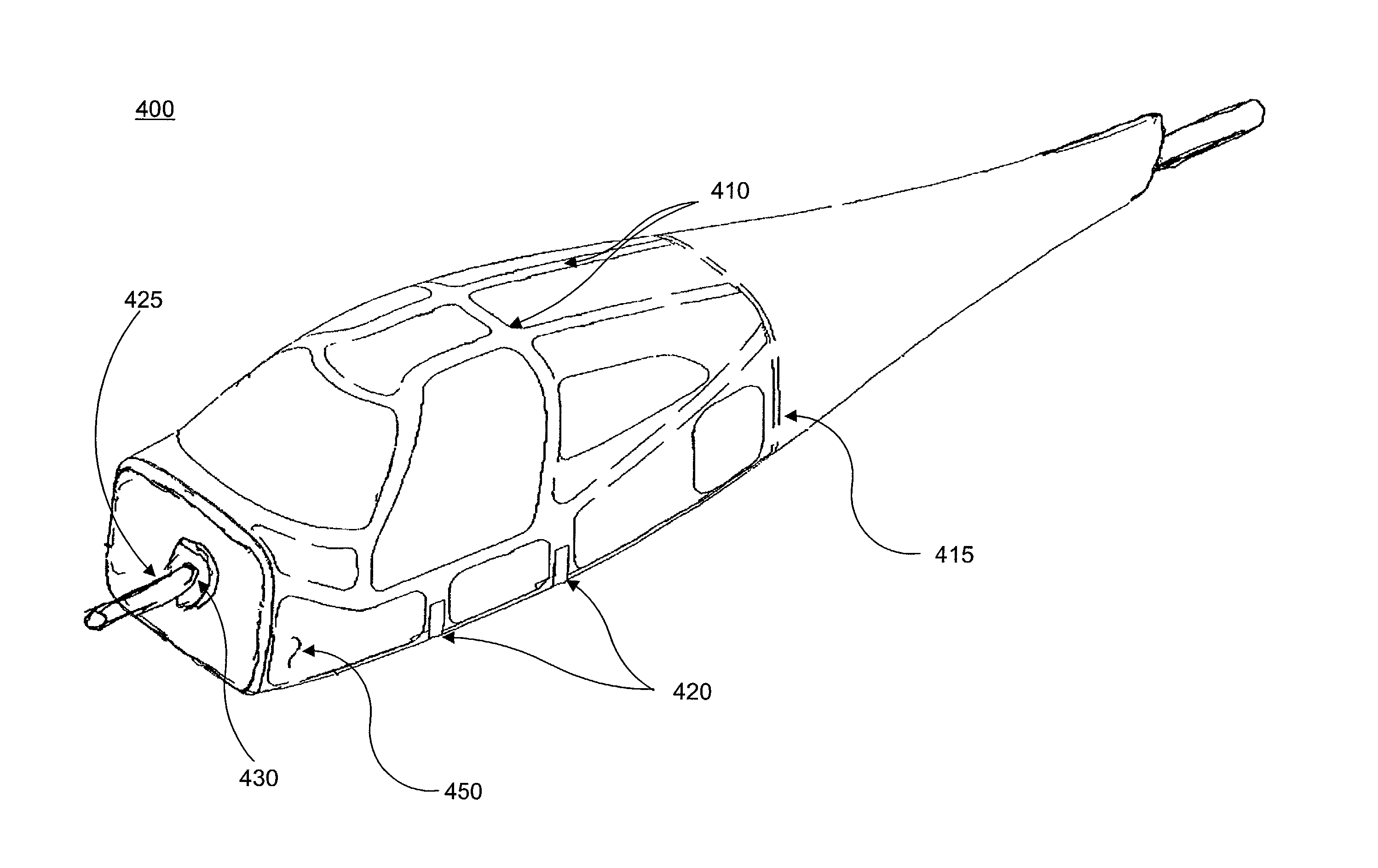 One-piece closed-shape structure and method of forming same