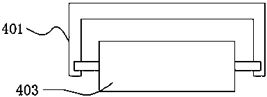 Powder laying device for full-color powder 3D printing