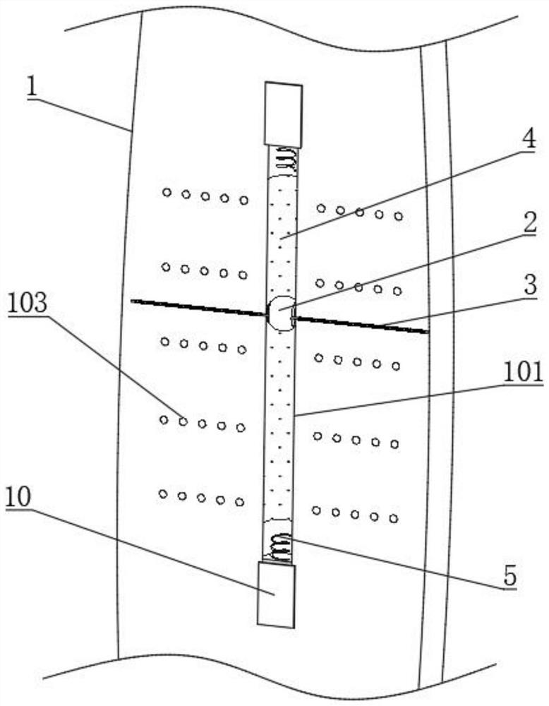 Deicing protection type wind power generation blade for alpine region