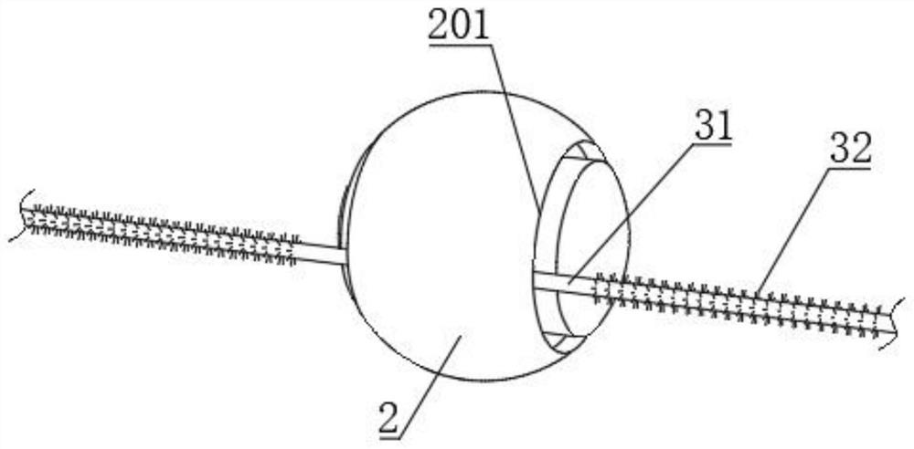 Deicing protection type wind power generation blade for alpine region