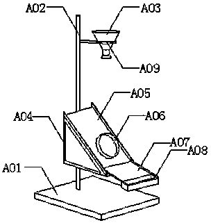 Device for testing water resistance of feathers