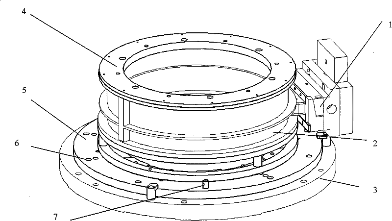 Method for electrolytically machining complex case type surface