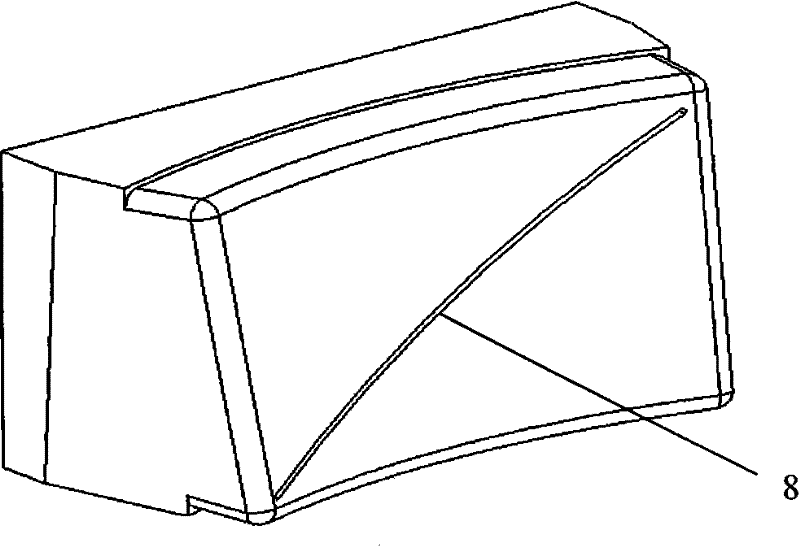 Method for electrolytically machining complex case type surface