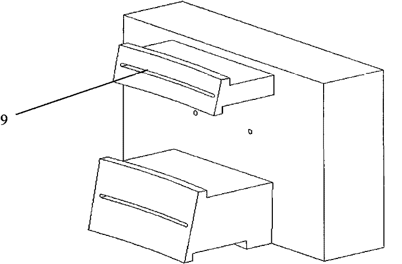 Method for electrolytically machining complex case type surface