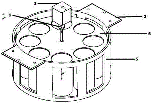 Dropping device for rotor craft