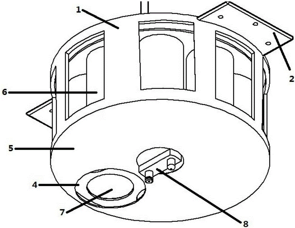 Dropping device for rotor craft