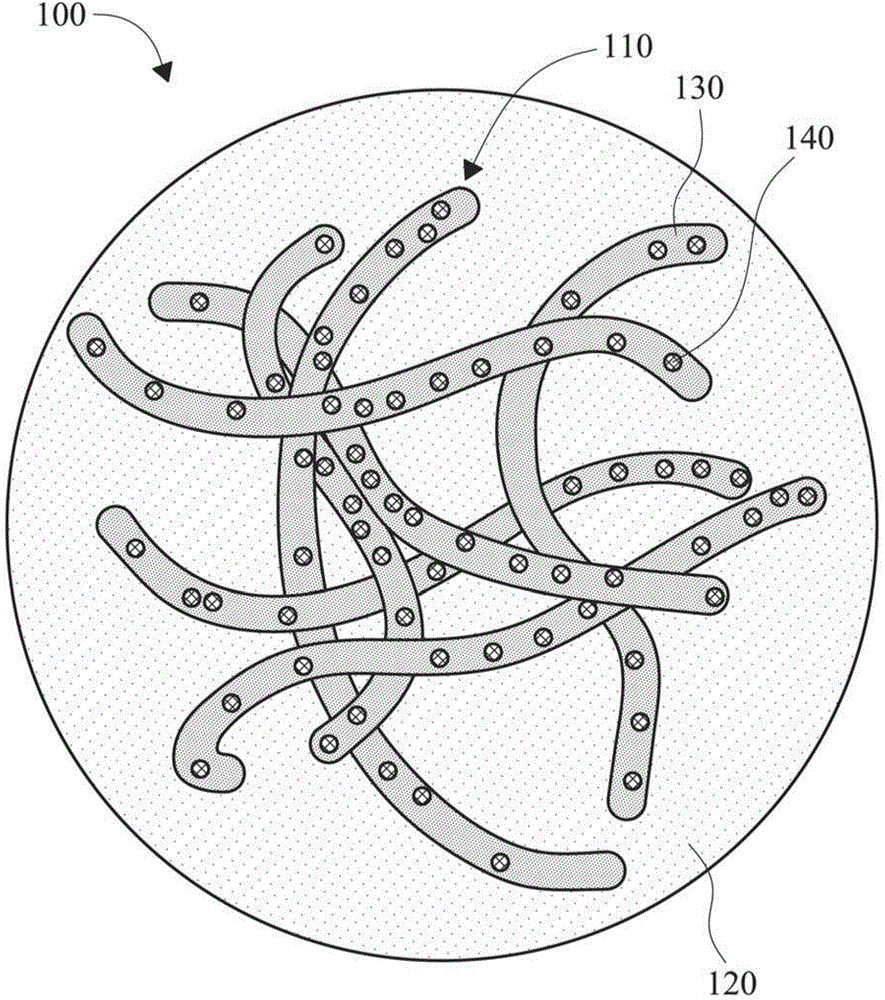 Radiation shielding composite material including radiation absorbing material and method for preparing the same