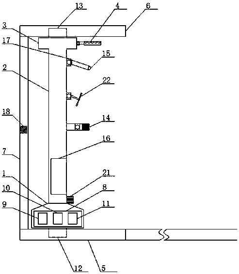 Intelligent lighting monitoring equipment for runway sports and working method thereof