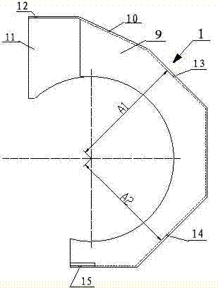 Anti-bursting device for worm gear box of turbosupercharger