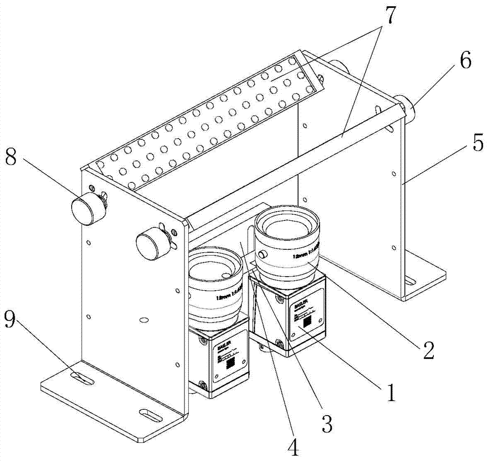 Mounter and its bottom mirror vision system