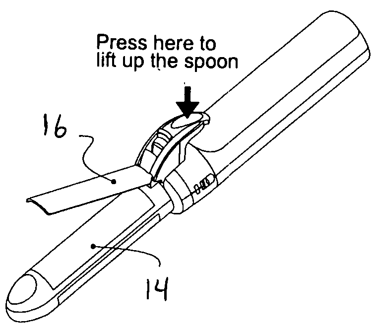 Split-barrel locking mechanism for hair appliance