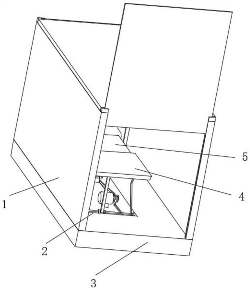 Transmission device for feeding of lifting cage of construction hoist