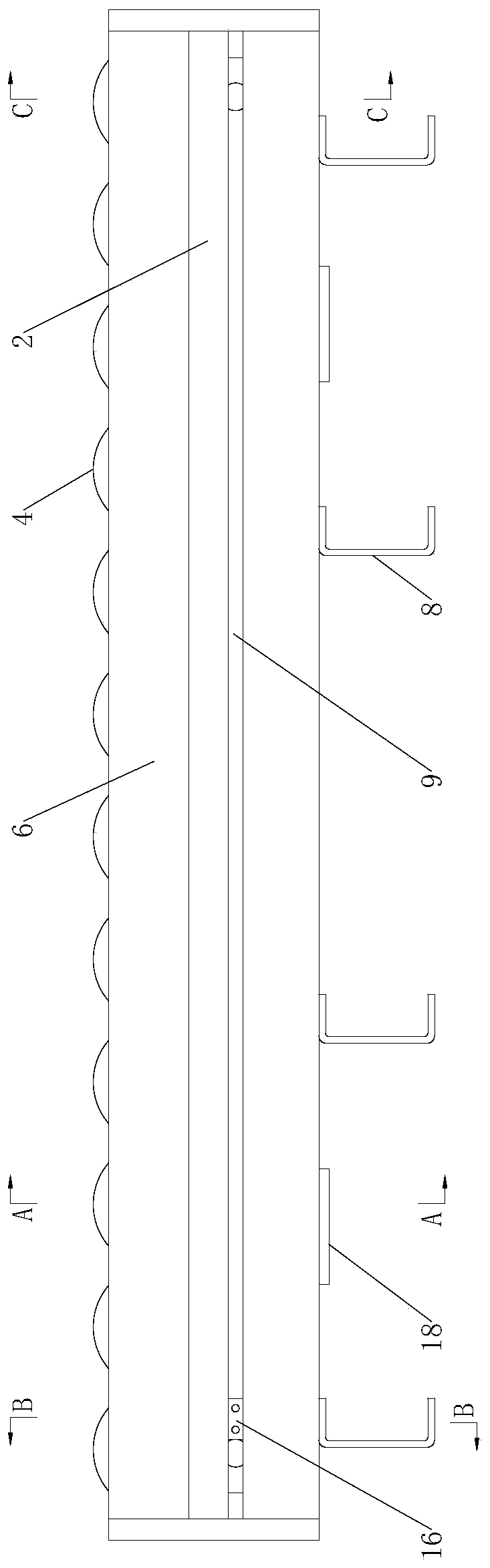 Mattress conveying mechanism easy to disassemble and assemble