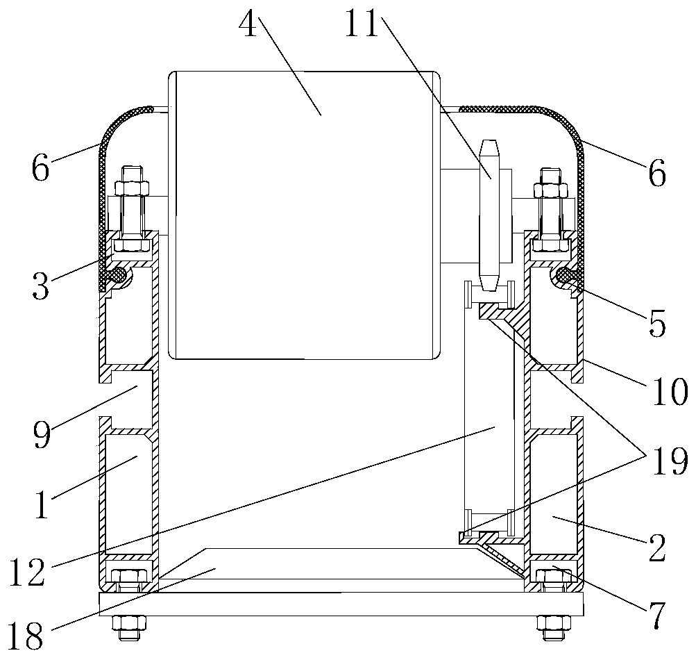 Mattress conveying mechanism easy to disassemble and assemble