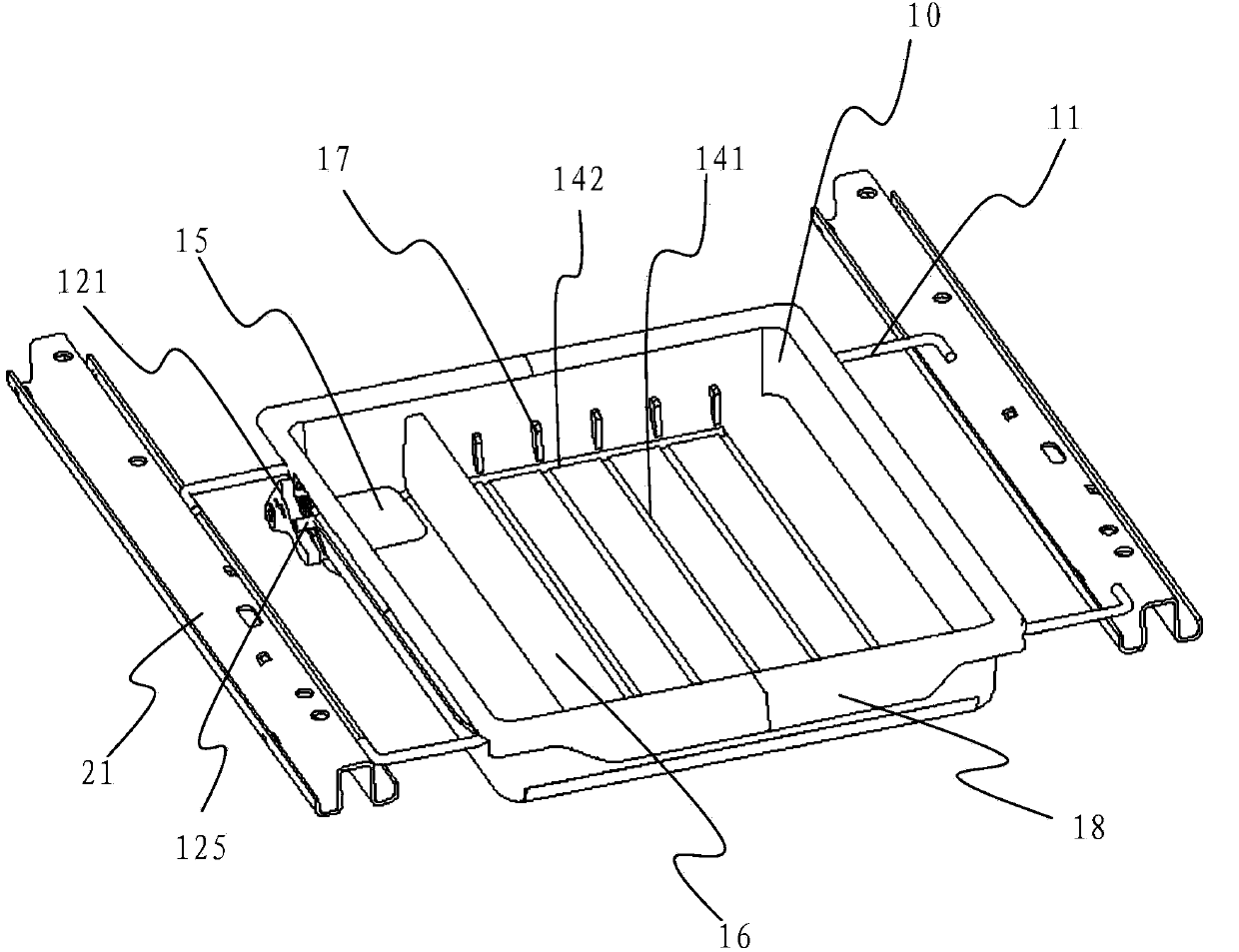 Automobile seat storage box device