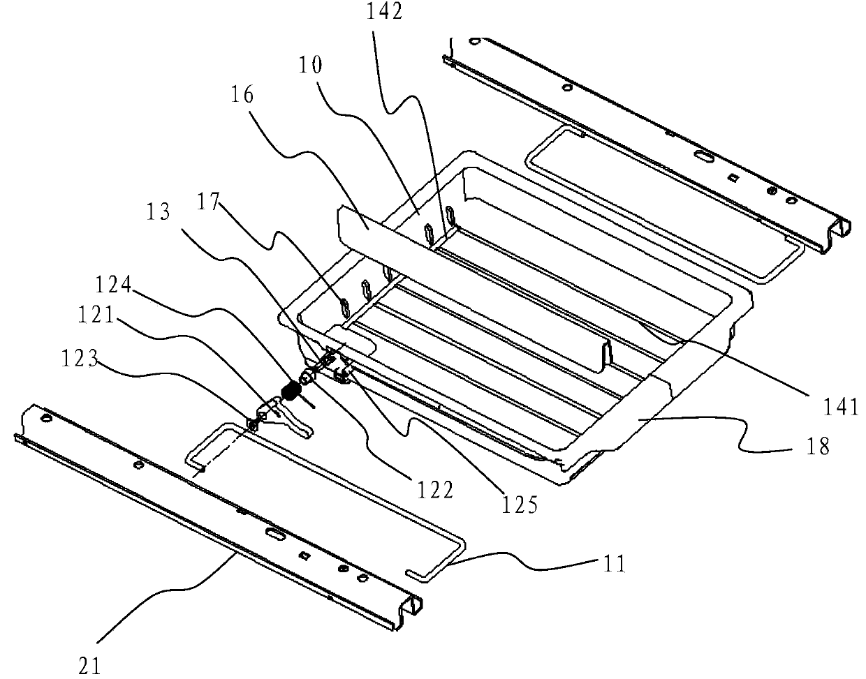 Automobile seat storage box device