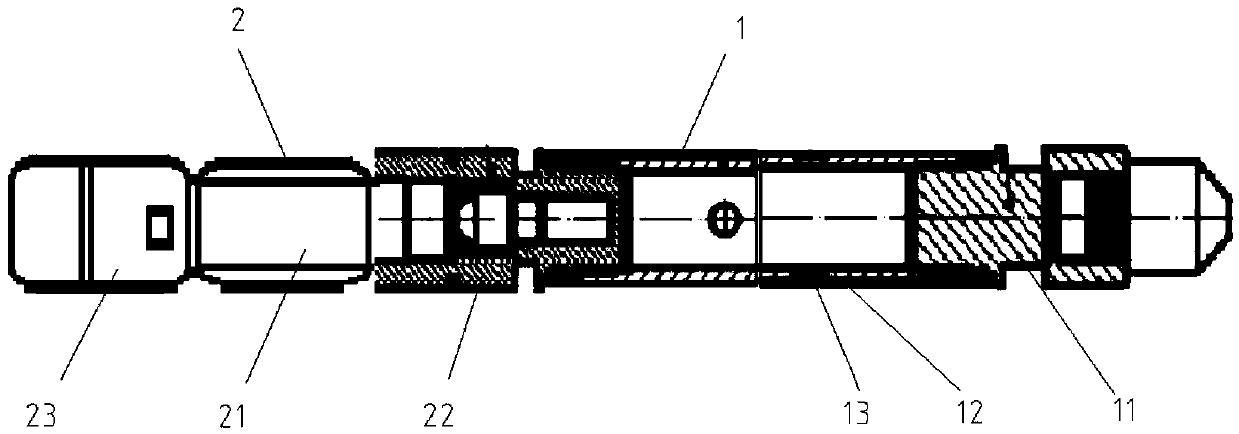 Pulse wave fracturing device and method