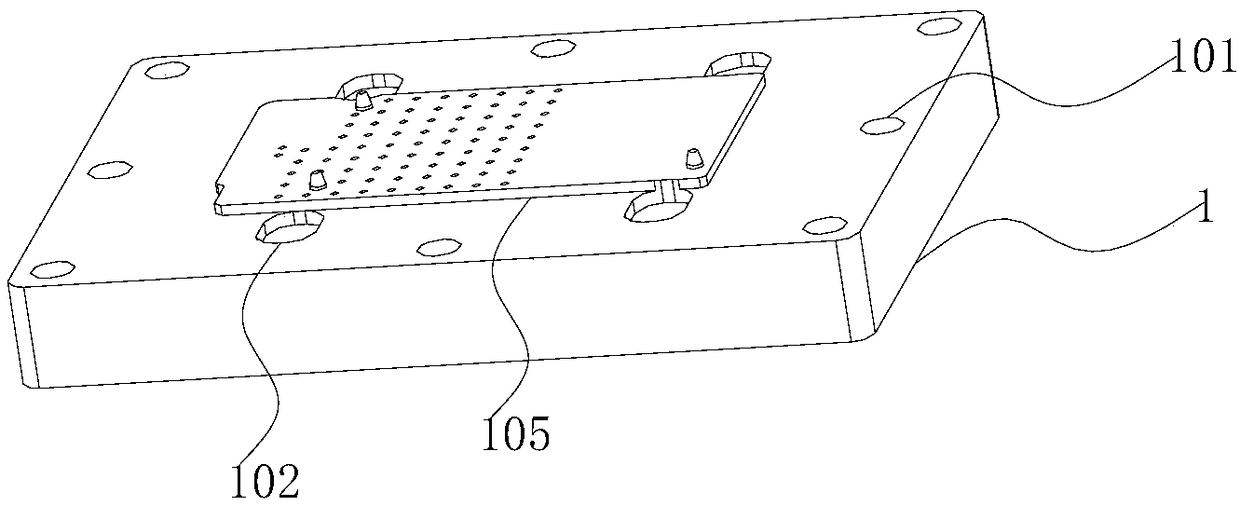 Graphite flakepasting jig