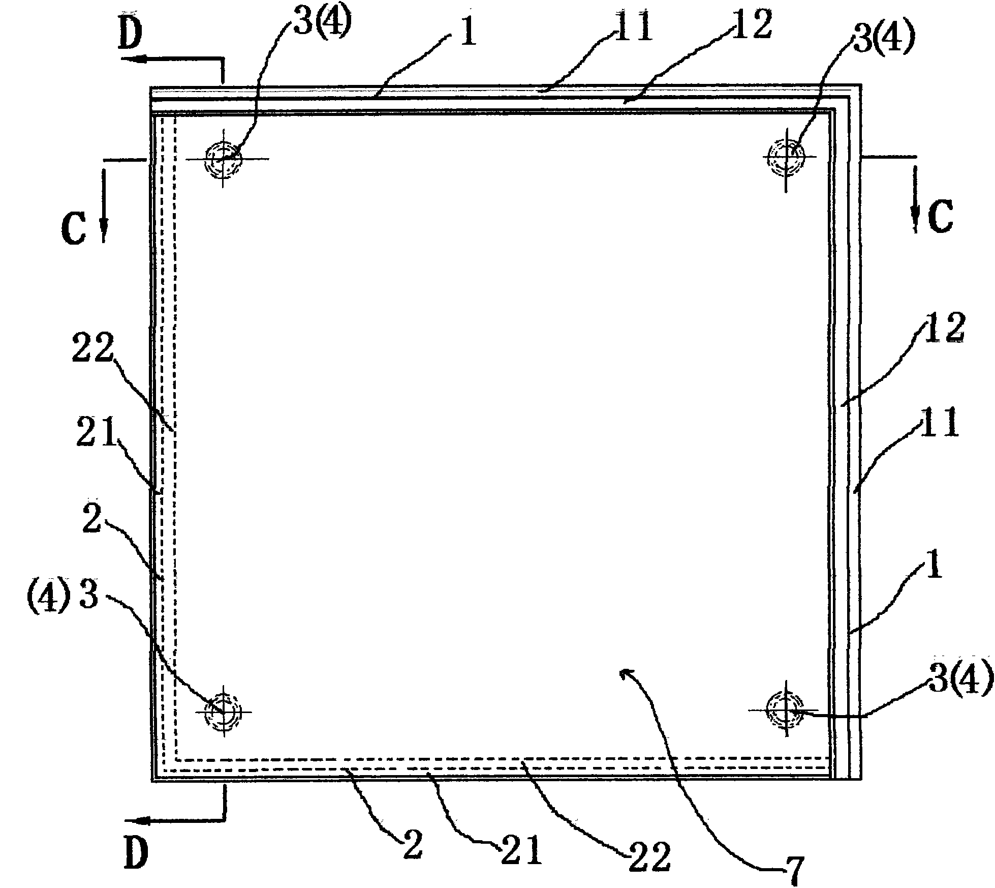 Decorated panel and connecting structure thereof