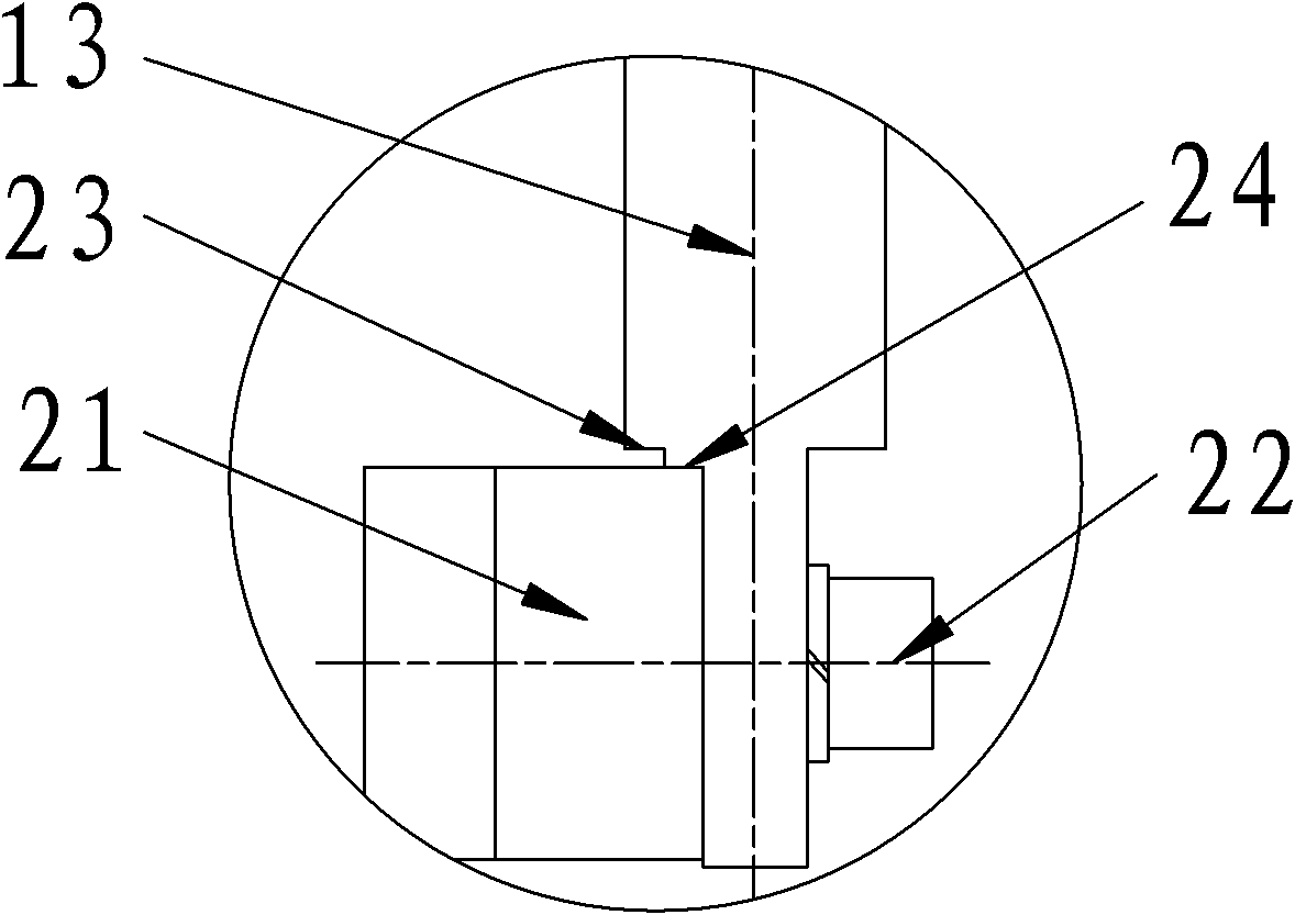 Method and device for multi-point on-line detection of digital hydraulic machine column stress