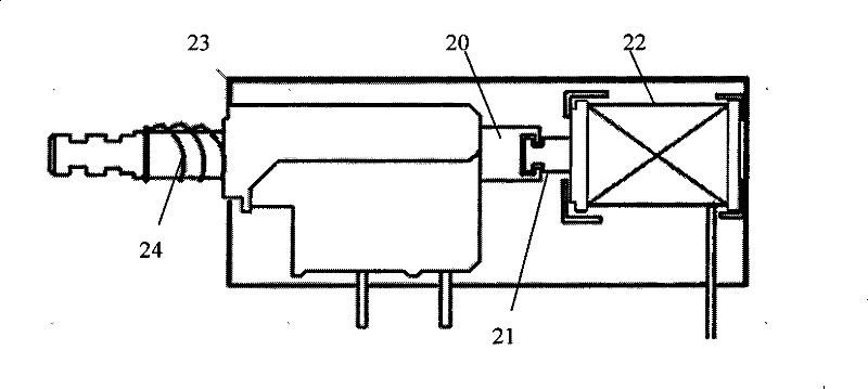 Power supply switch and control device for implementing nought power consumption standby