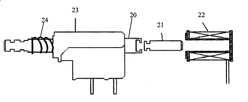 Power supply switch and control device for implementing nought power consumption standby