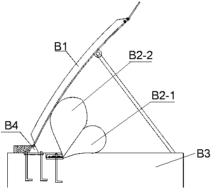 Ecological air bag supporting dam