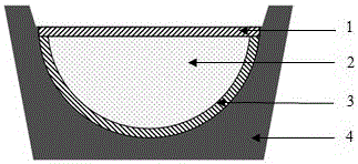 Molten-metal-cladding hot isostatic pressing preparation method for particle-reinforced metal-matrix composite