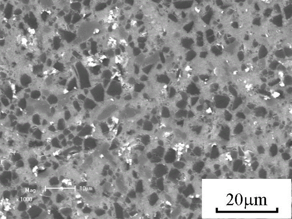 Molten-metal-cladding hot isostatic pressing preparation method for particle-reinforced metal-matrix composite