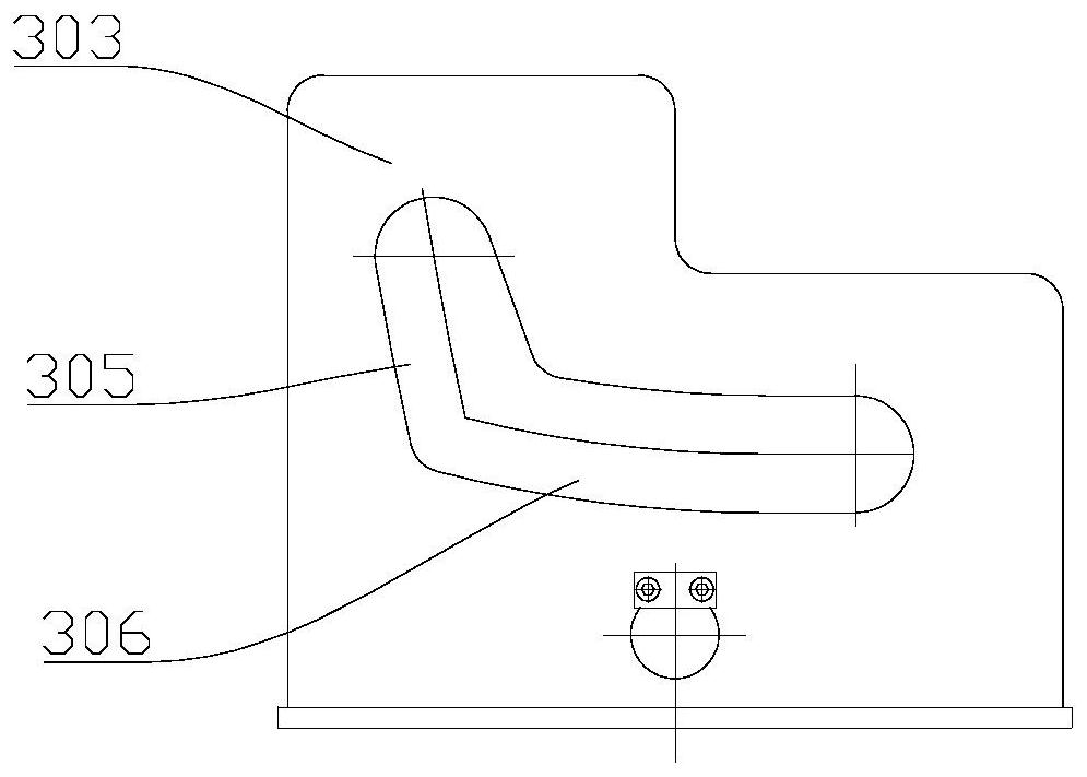 Side-turning vertical garbage compressor