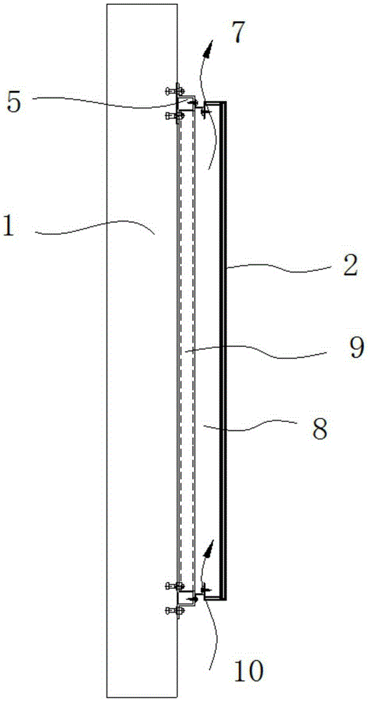 Photovoltaic building vertical surface and photovoltaic curtain wall