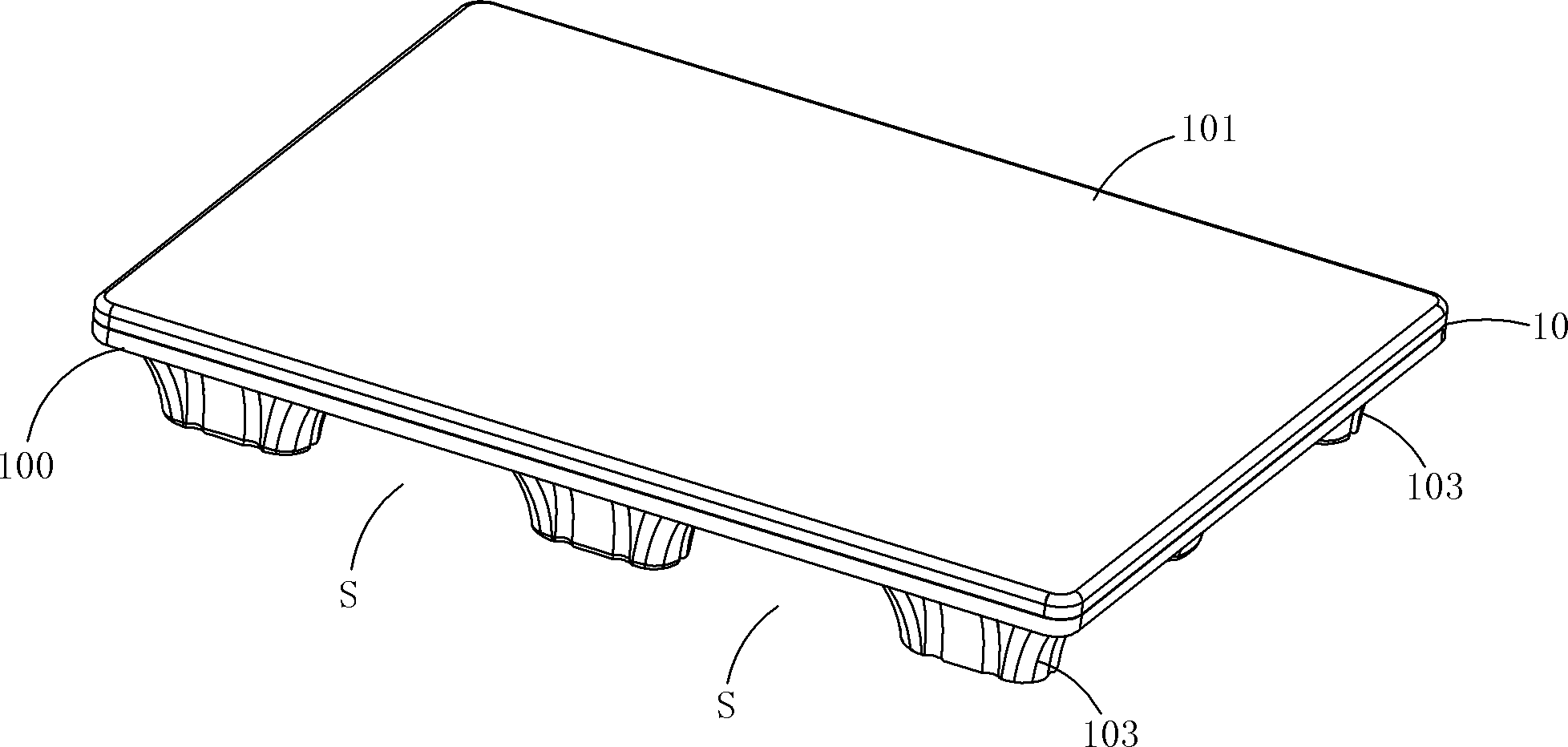 Manufacturing method of tray and tray