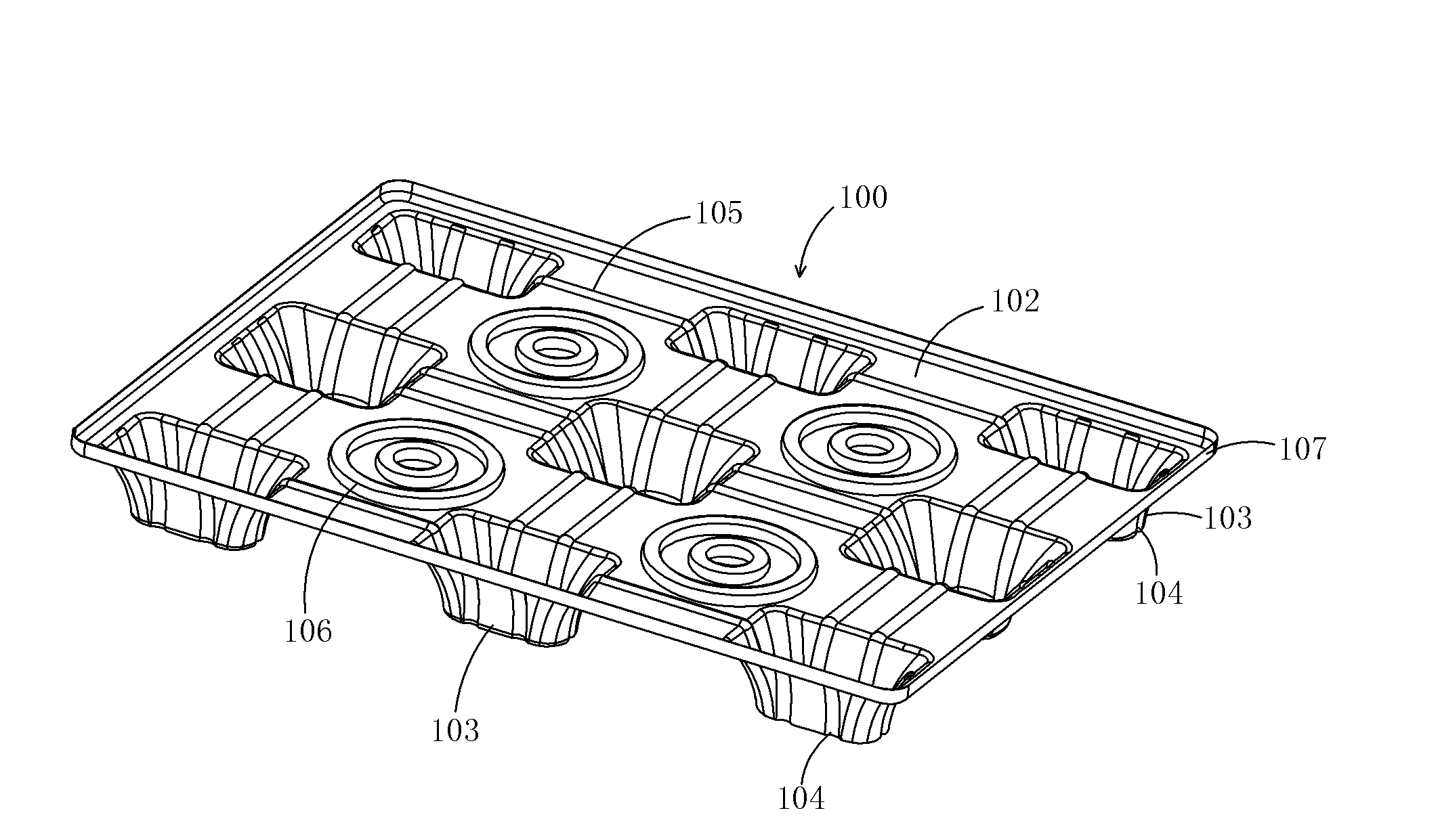 Manufacturing method of tray and tray