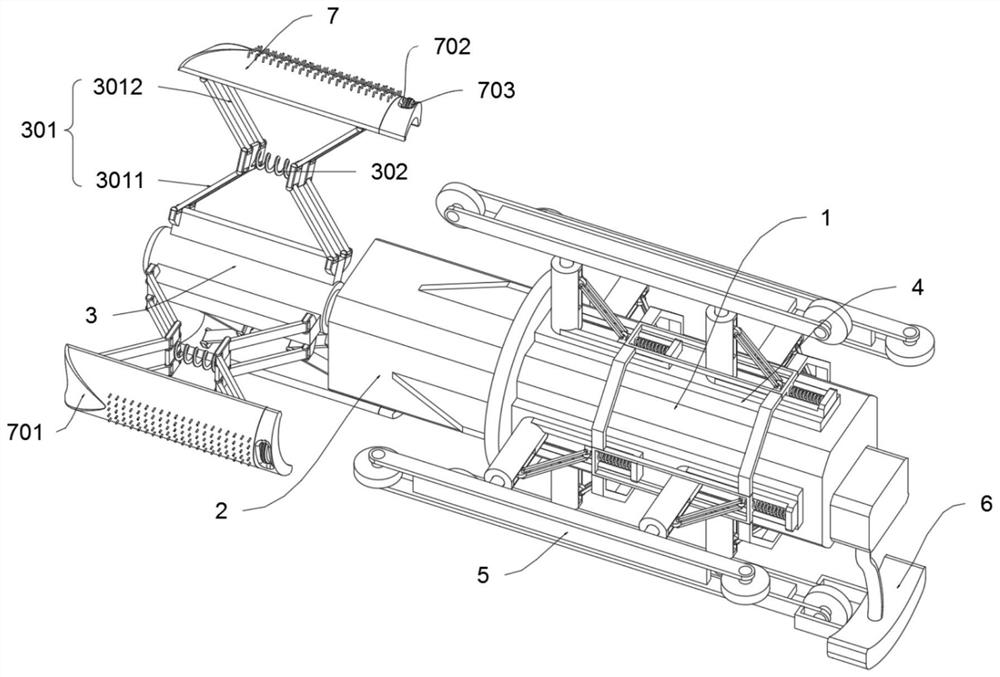 Intelligent pipeline decontamination robot for urban environmental governance