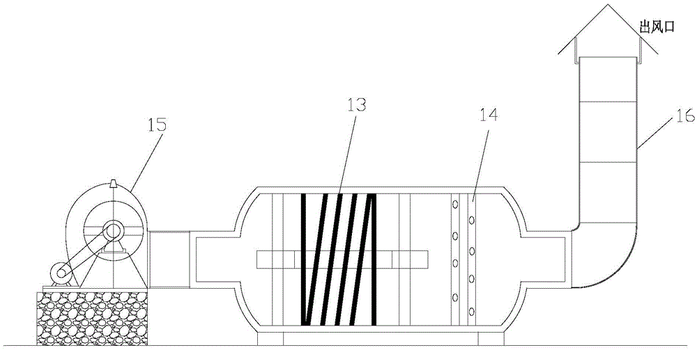 Organic waste gas purification device and purification method aiming at shoe production plant