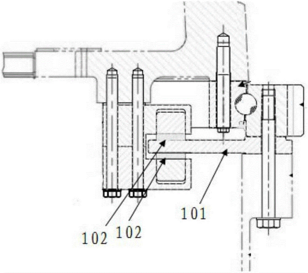 Wind generating set, and yawing brake device, brake system and brake method for wind generating set