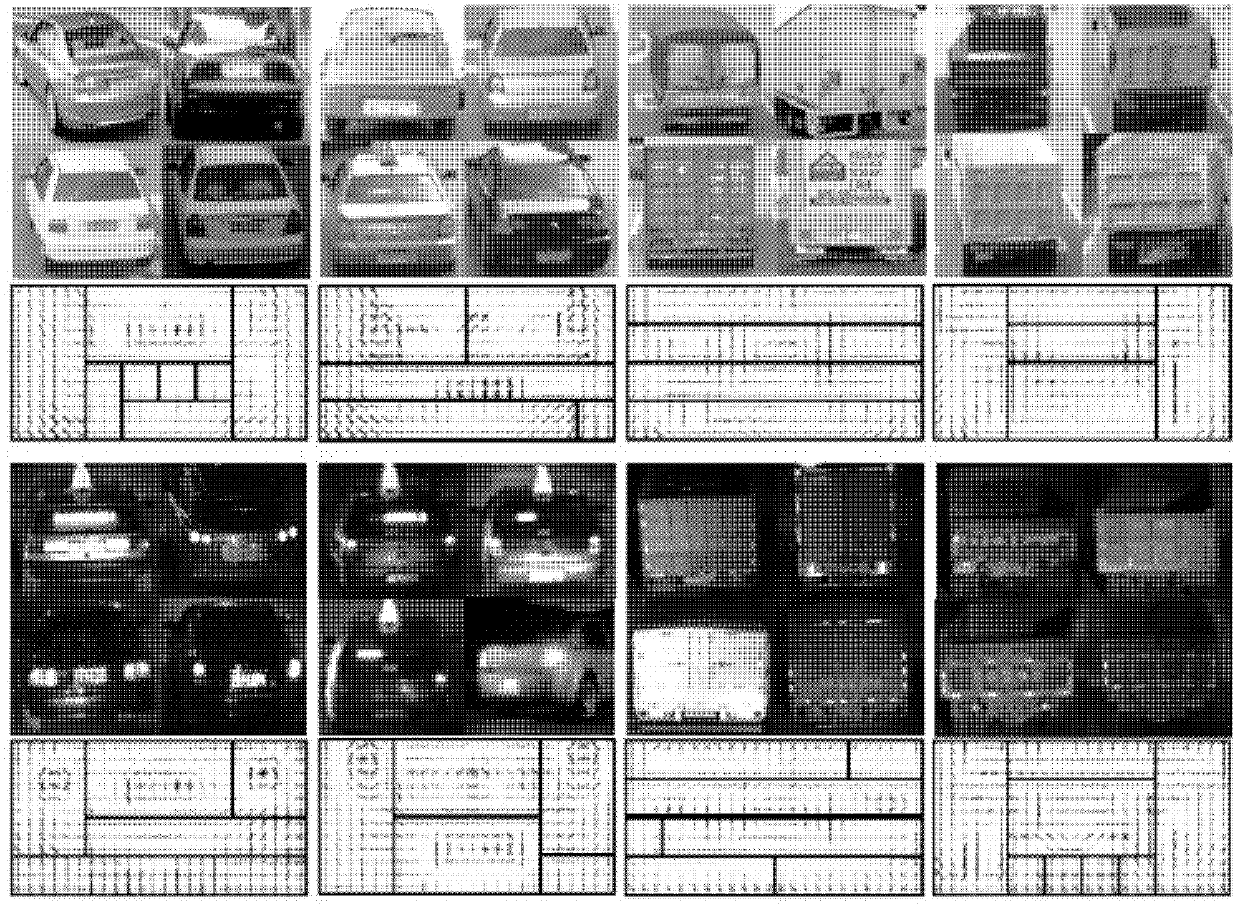 Motorcycle type identifying method in complex scene