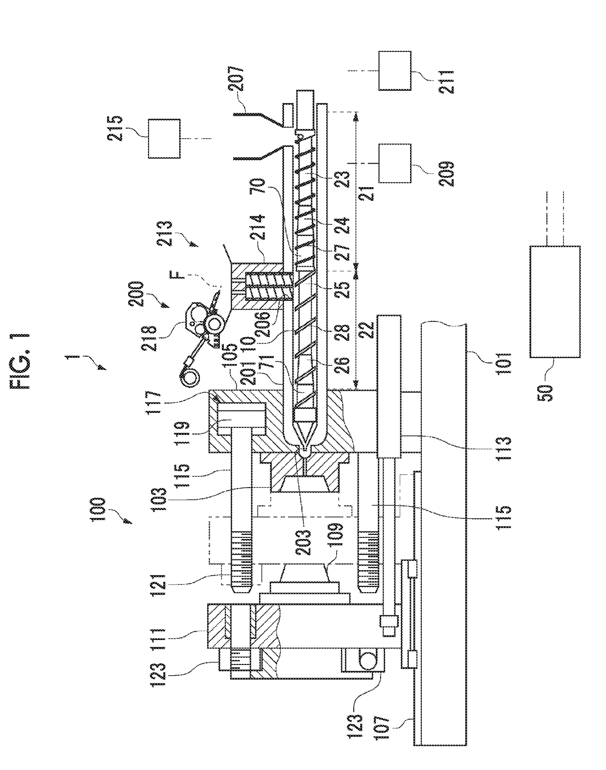 Injection molding method and injection molding machine