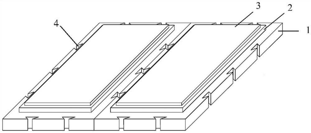 A continuous prefabricated asphalt pavement and its construction method