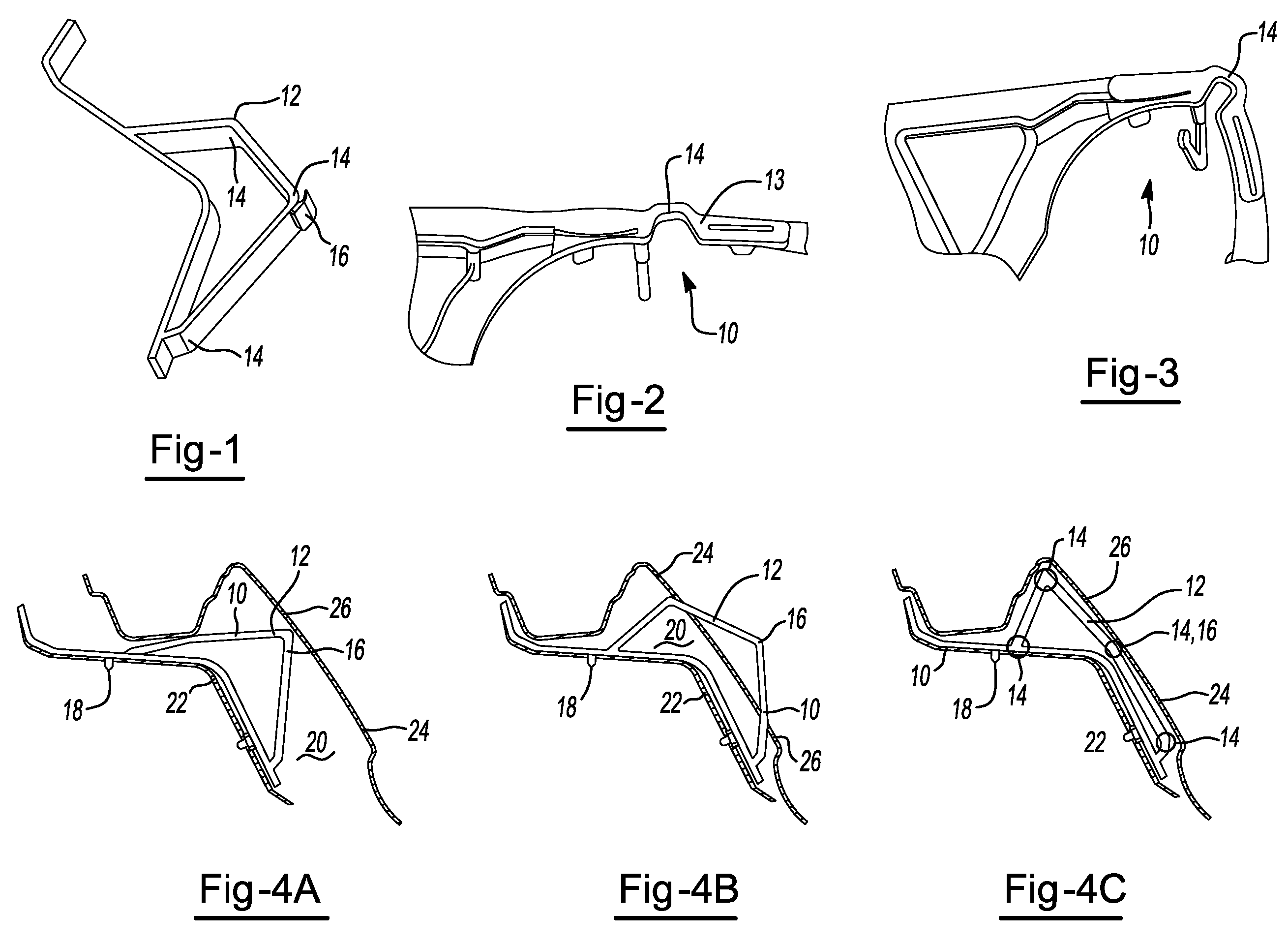 Load actuated baffle