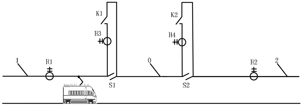 Self-check type auto-passing neutral section system and auto-passing neutral section method of electrified railway