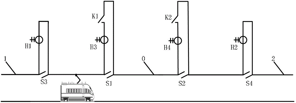 Self-check type auto-passing neutral section system and auto-passing neutral section method of electrified railway