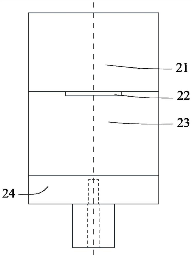 Waveguide structure linear polarization complementary source antenna based on 3D printing technology