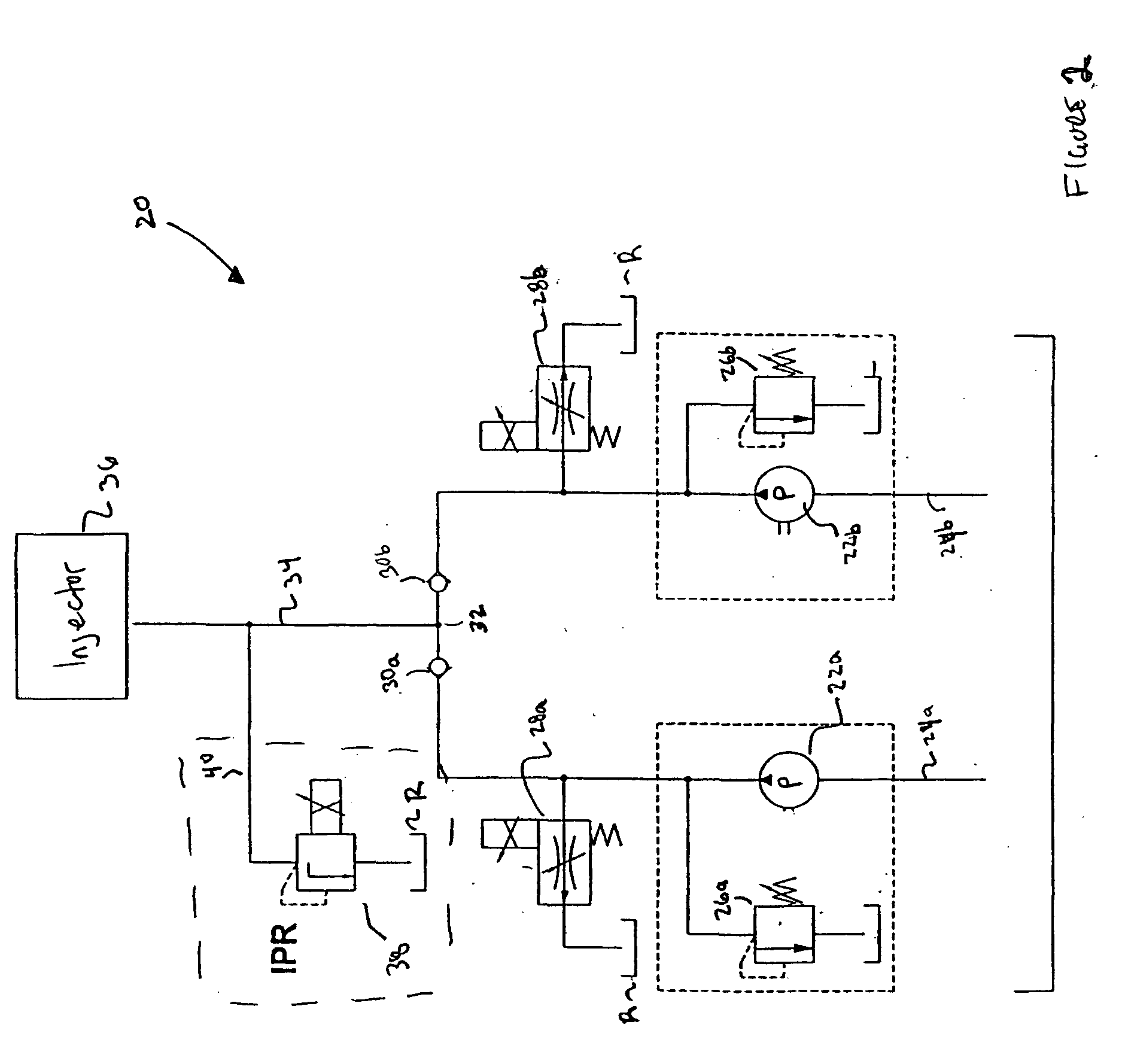 Multiple stage pump with multiple external control valves