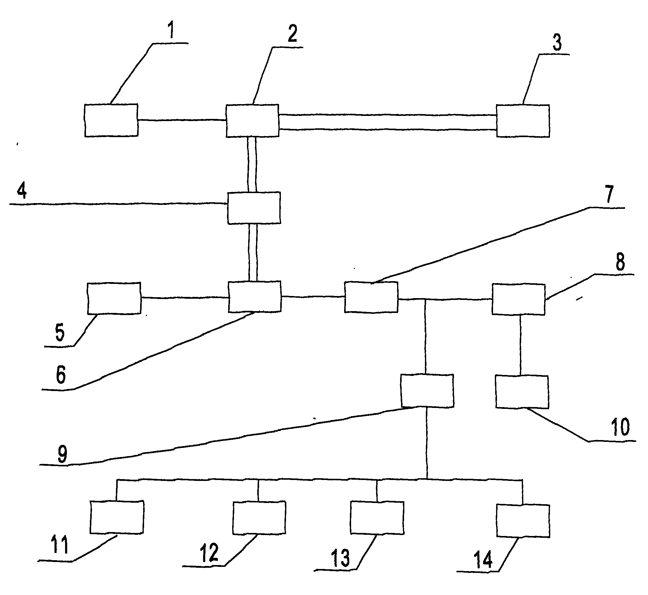 Hybrid power driving system for large-size road sweeping vehicle