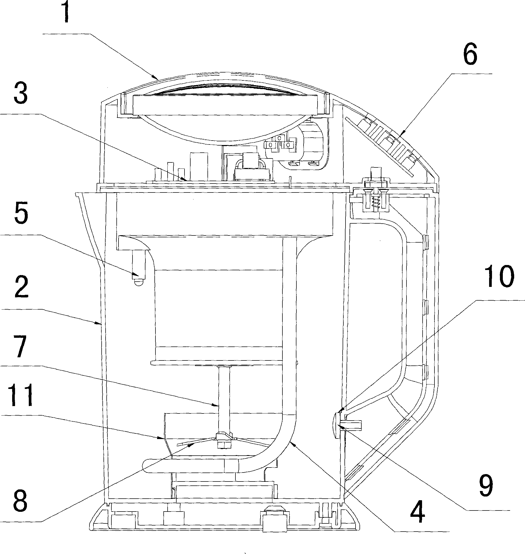 Method for producing soya-bean milk and rice paste using full automatic soybean milk machine