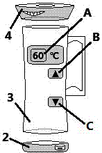 Low-temperature electric heating warm-keeping cup for wireless charging device